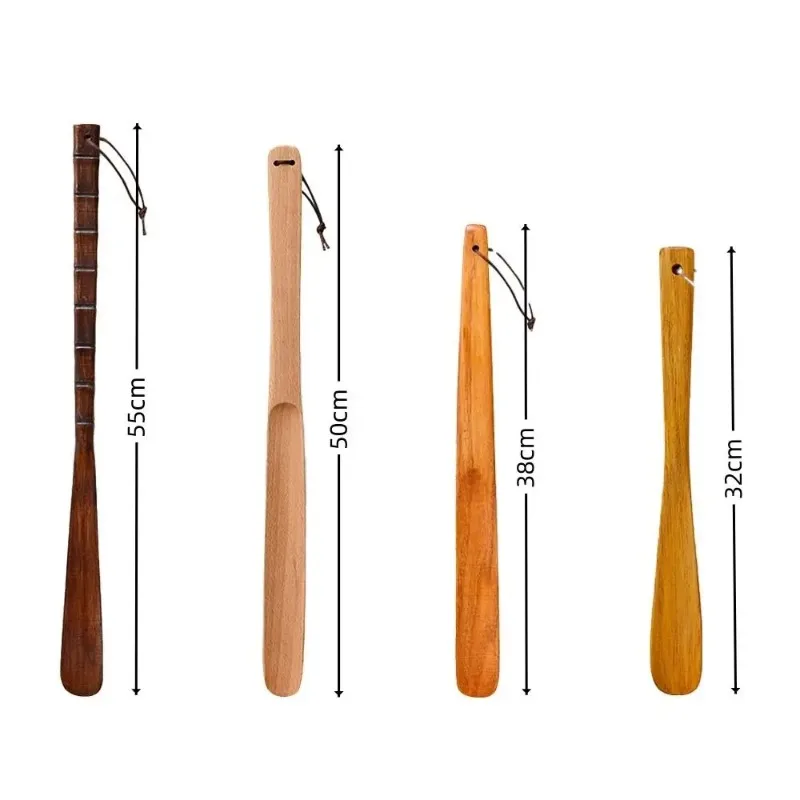Wooden Shoe Horn Extra Long Handle Hanging Portable Easy to Put On and Take Off For Seniors Footwear Accessories
Wooden Shoe Horn Extra Long Handle Hanging Portable Easy to Put On and Take Off For Seniors Footwear Accessories