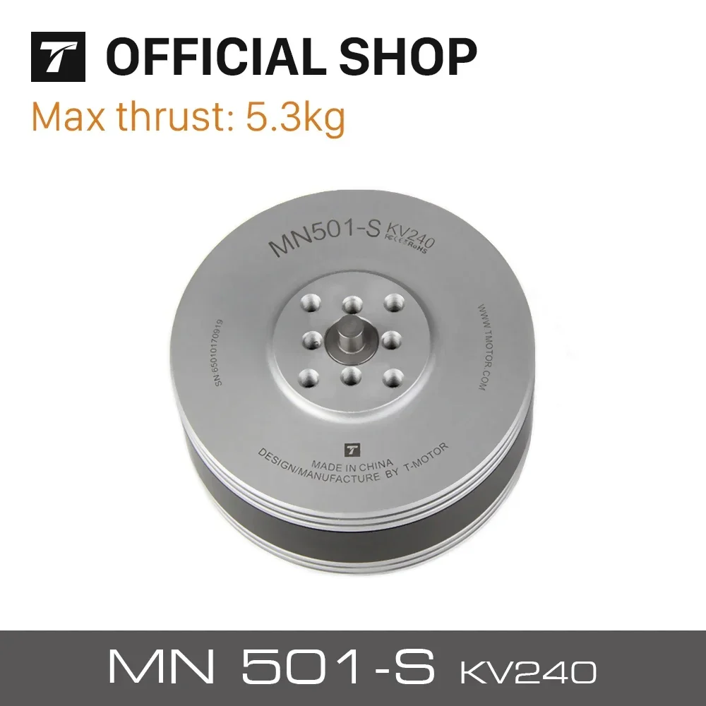 T-Motor New Brushless Motor MN501-S KV240/KV300/KV360 Navigator Series For Multicopter Aircraft RC Rotor Drones
T-Motor New Brushless Motor MN501-S KV240/KV300/KV360 Navigator Series For Multicopter Aircraft RC Rotor Drones