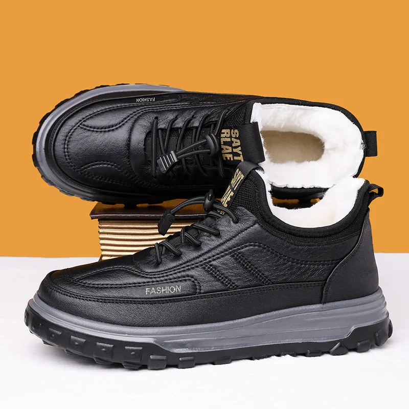 2026Новые мужские ботинки, зимние плюшевые теплые мужские зимние ботинки, уличные нескользящие ботинки на платформе, водонепроницаемые кожаные ботильоны Botas Hombre
2026Новые мужские ботинки, зимние плюшевые теплые мужские зимние ботинки, уличные нескользящие ботинки на платформе, водонепроницаемые кожаные ботильоны Botas Hombre