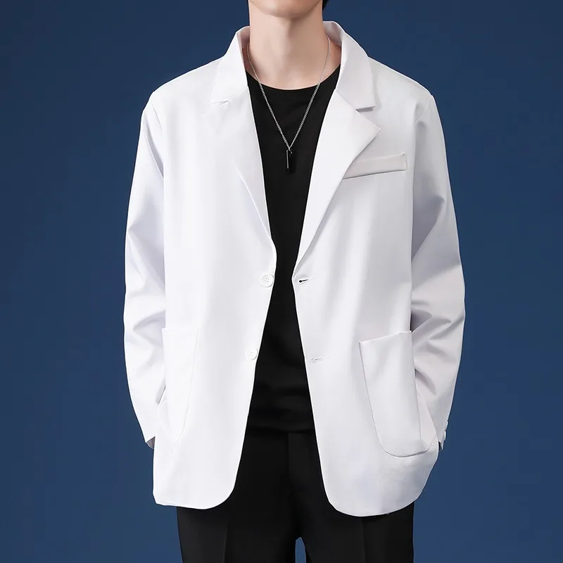Oversized Blazer for Men Spring Autumn Korean Style Casual Suit Jacket Streetwear Single Breasted Lightweight Coat Handsome Tops
Oversized Blazer for Men Spring Autumn Korean Style Casual Suit Jacket Streetwear Single Breasted Lightweight Coat Handsome Tops
