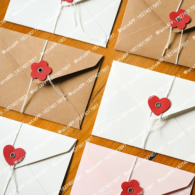 100pcs Kraft Paper Envelope for Wedding Birthday Invitations Postcard Heart Flower Buckle Gift Box Packaging 16.1x11.4cm
100pcs Kraft Paper Envelope for Wedding Birthday Invitations Postcard Heart Flower Buckle Gift Box Packaging 16.1x11.4cm