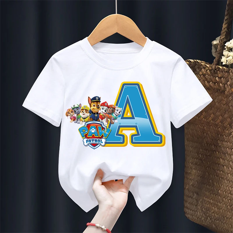 Paws Patrols Chase Marshall Boys Girls Child T Shirt Anime Tops Short Sleeve Tee Clothes Cartoon Letter Cute Children Kids Gift
Paws Patrols Chase Marshall Boys Girls Child T Shirt Anime Tops Short Sleeve Tee Clothes Cartoon Letter Cute Children Kids Gift