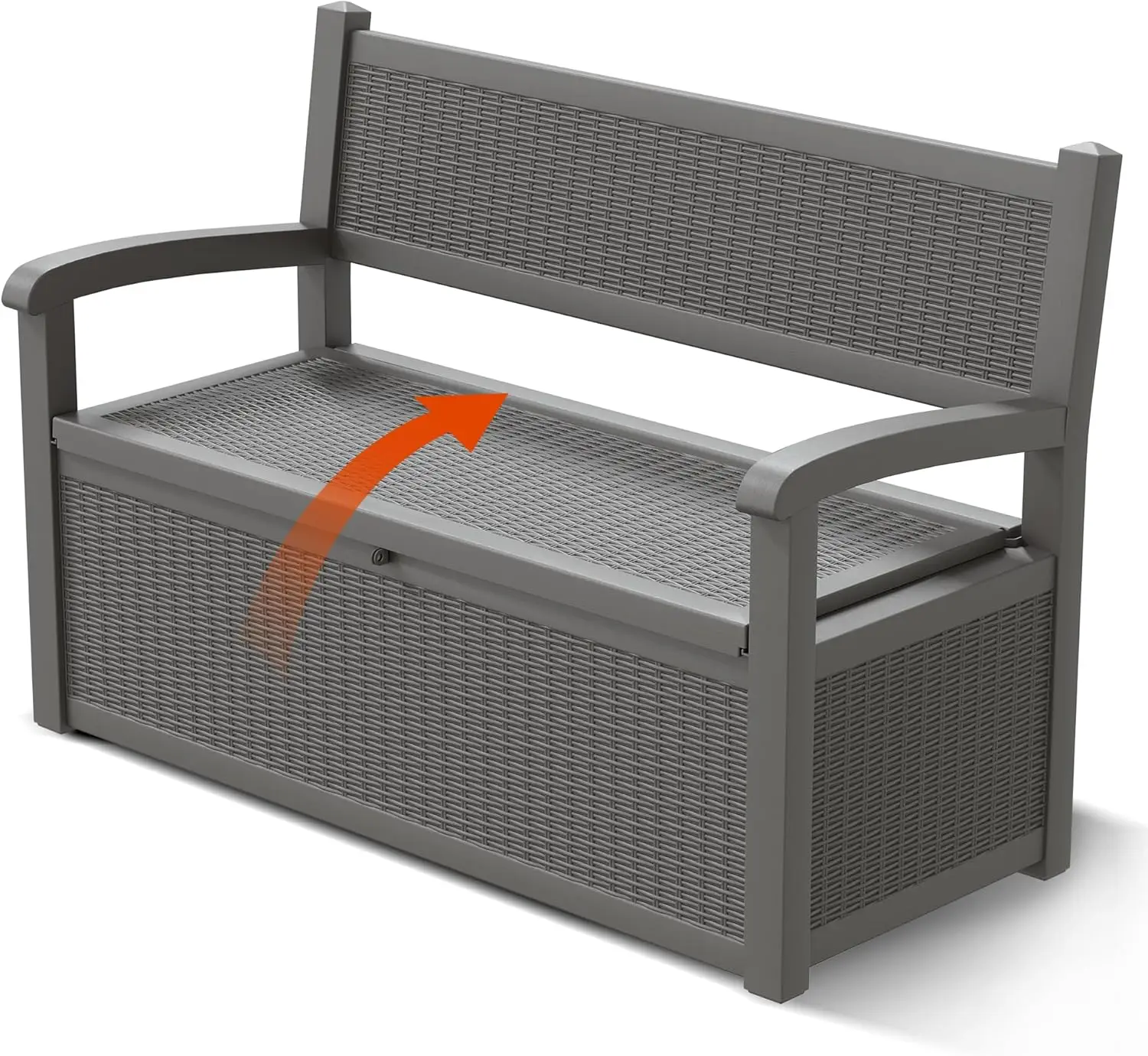 80 Gallon Outdoor Storage Box, Resin Patio Furniture with Armrest, Lockable Deck Box with Waterproof and UV Resistant
80 Gallon Outdoor Storage Box, Resin Patio Furniture with Armrest, Lockable Deck Box with Waterproof and UV Resistant