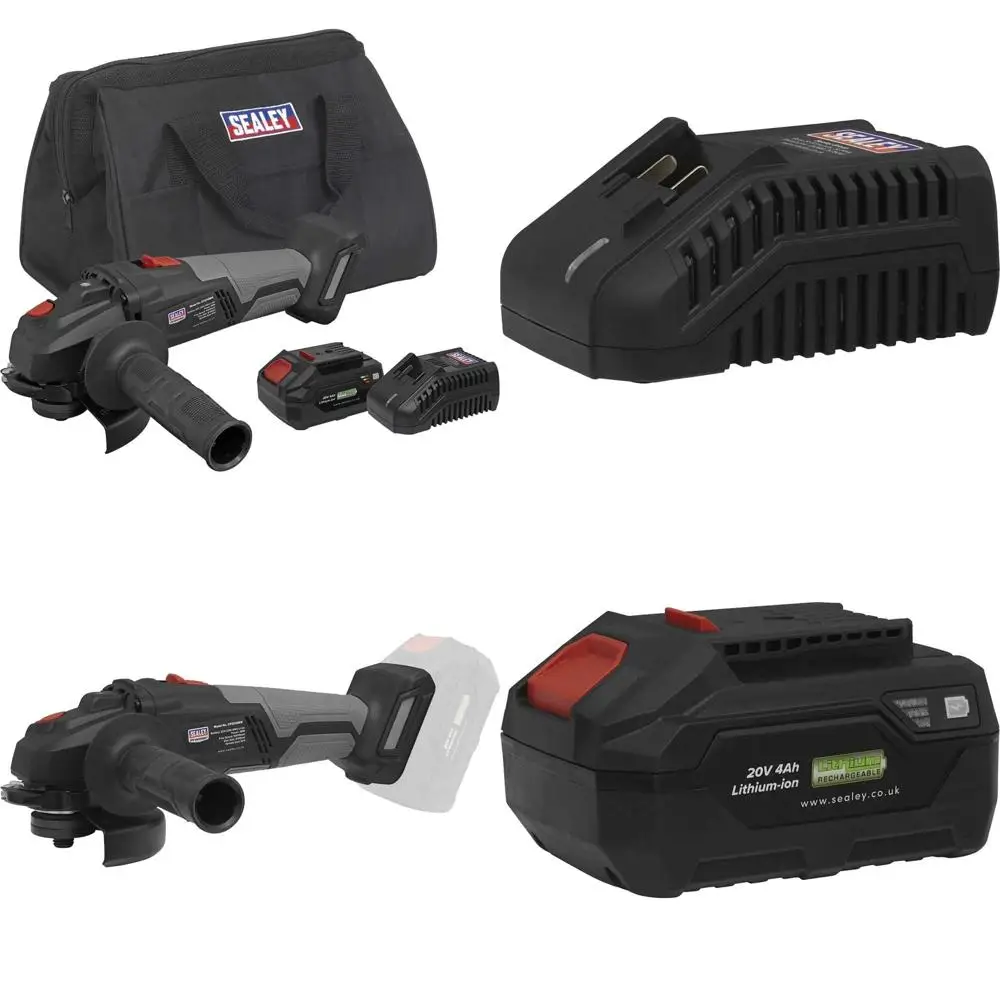 20V 4Ah Brushless Angle Grinder Kit, 115mm Diameter, High-Performance Power Tool for Professional Use
20V 4Ah Brushless Angle Grinder Kit, 115mm Diameter, High-Performance Power Tool for Professional Use