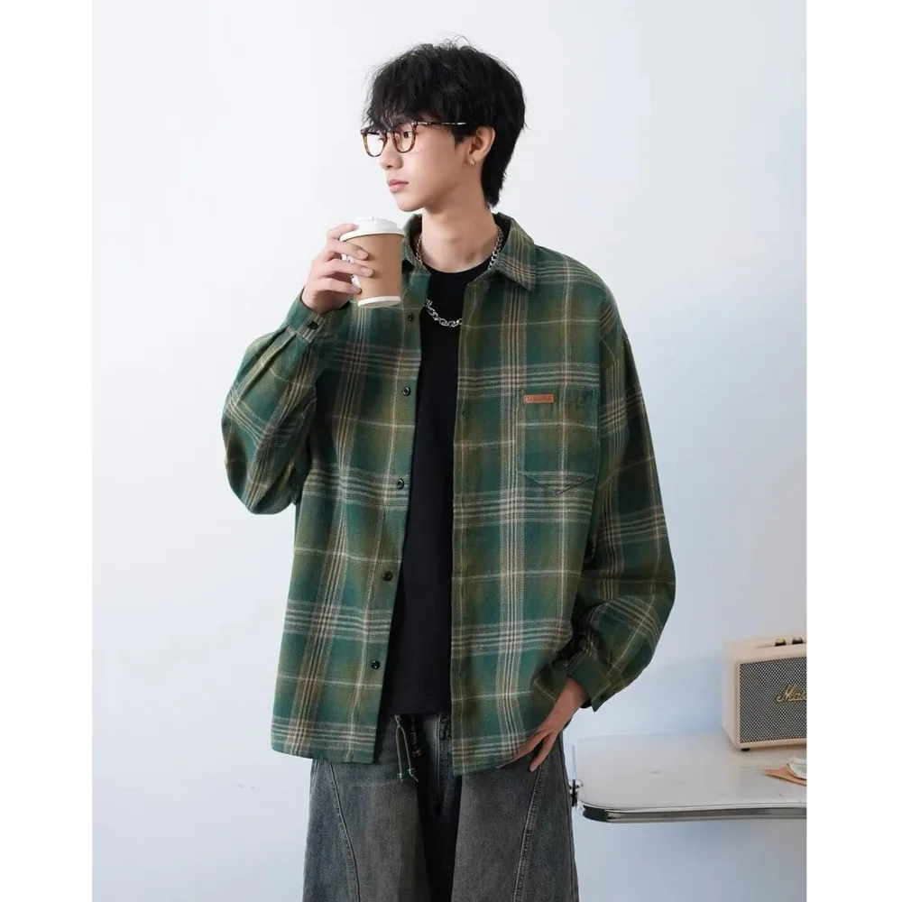 Couples Matching Plaid Shirt High Street Fit Long Sleeve Vintage Shirt Unisex Street Fashion Lightweight For All Day Comfort
Couples Matching Plaid Shirt High Street Fit Long Sleeve Vintage Shirt Unisex Street Fashion Lightweight For All Day Comfort