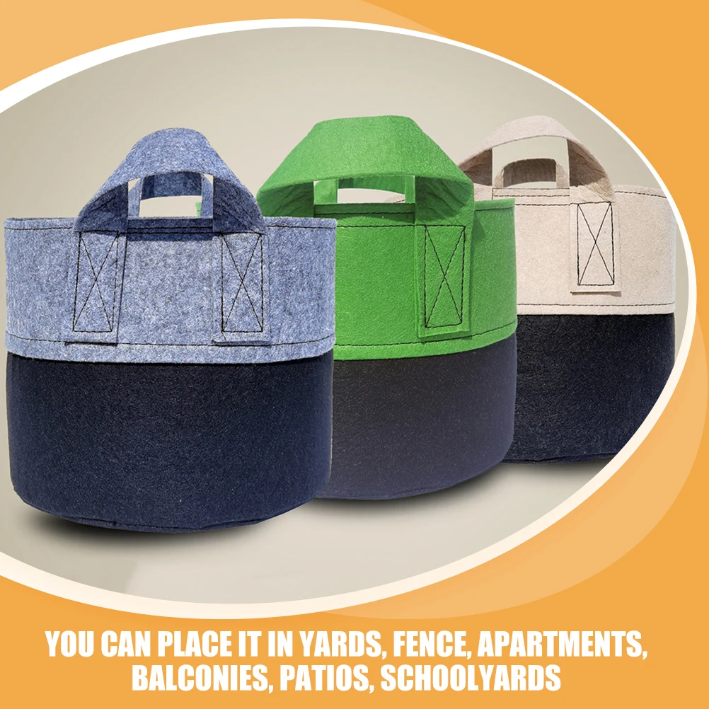 6pcs 3Gallons Felt Planting Bags for Garden Bag For Planting Vegetables Fruits Reusable Pots Fabric Containers
6pcs 3Gallons Felt Planting Bags for Garden Bag For Planting Vegetables Fruits Reusable Pots Fabric Containers