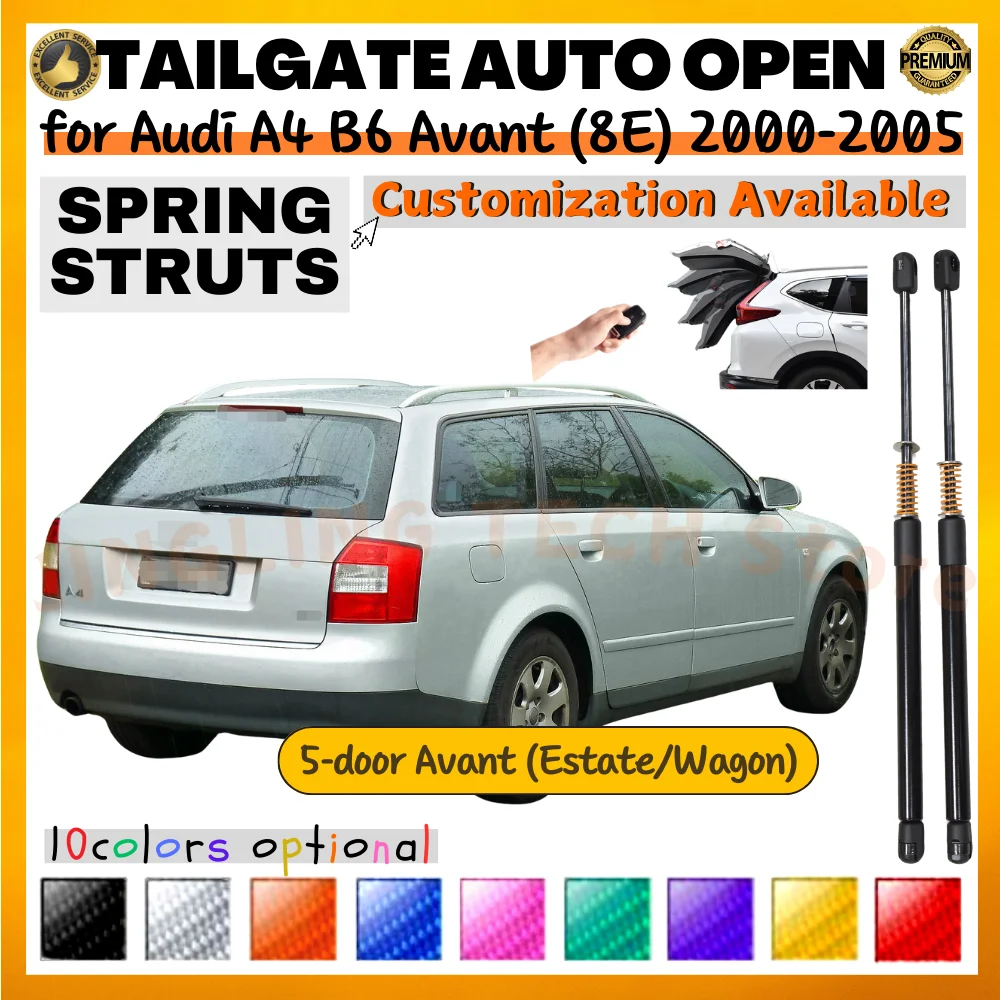 Qty(2) Trunk Struts with Spring for Audi A4 B6 Avant (8E) 2000-2005 Rear Tailgate Lift Supports Shock Absorbers Rod Prop
Qty(2) Trunk Struts with Spring for Audi A4 B6 Avant (8E) 2000-2005 Rear Tailgate Lift Supports Shock Absorbers Rod Prop