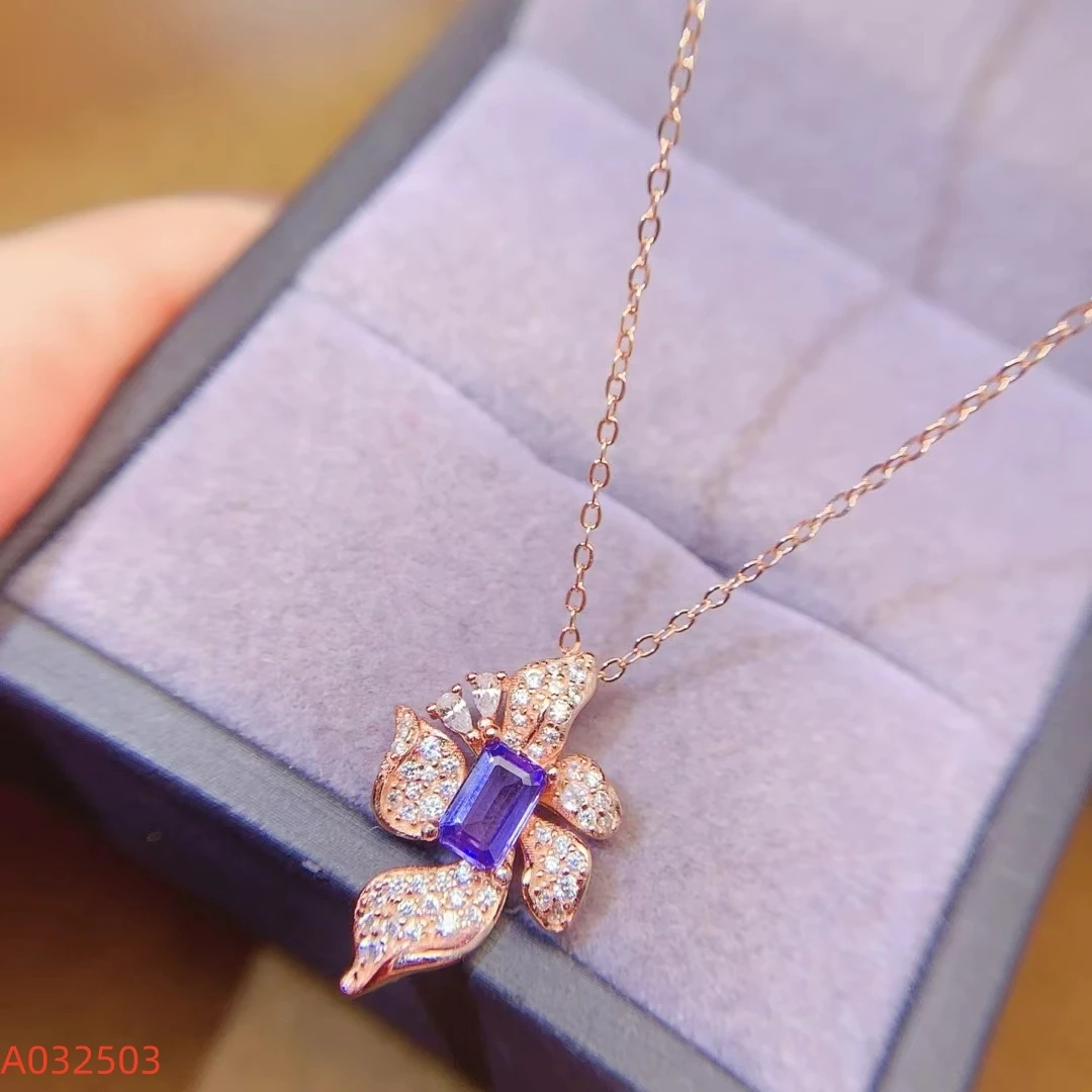 KJJEAXCMY Natural Tanzanite Women's Pendant S925 Pure Silver Exquisite Inlaid High Clarity Full Brilliance Support Testing
KJJEAXCMY Natural Tanzanite Women's Pendant S925 Pure Silver Exquisite Inlaid High Clarity Full Brilliance Support Testing