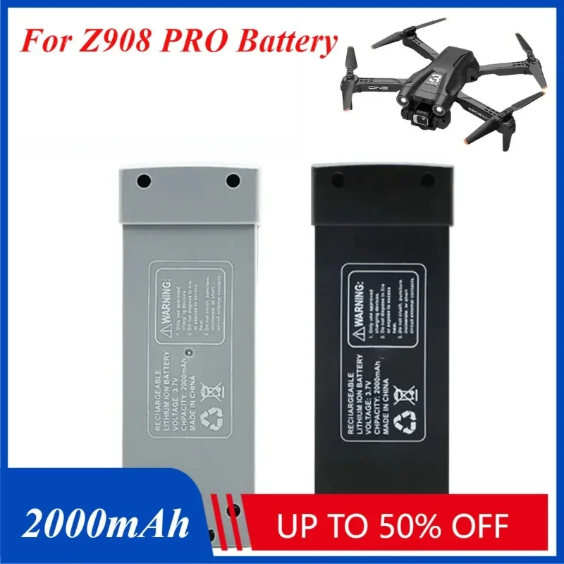 3.7V 2000MAh Z908 Pro MAX Battery for Z908 PRO I3PRO KF610 MAX RC Plane Grey Black Battery
3.7V 2000MAh Z908 Pro MAX Battery for Z908 PRO I3PRO KF610 MAX RC Plane Grey Black Battery