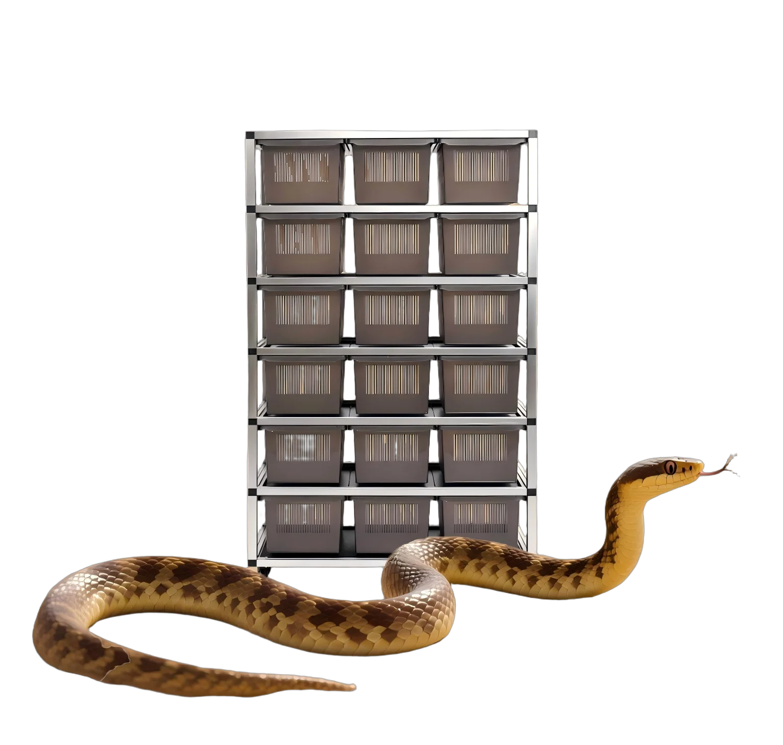 Система стеллажей для разведения рептилий 4x2x2 – большой террариум на 120 галлонов с укрытиями, нагревательной подушкой и термостатом
Система стеллажей для разведения рептилий 4x2x2 – большой террариум на 120 галлонов с укрытиями, нагревательной подушкой и термостатом