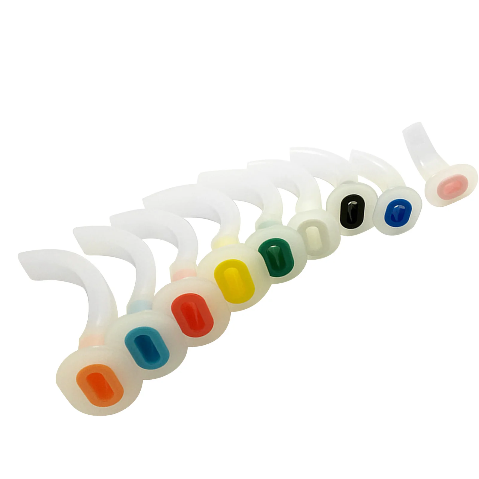 Disposable Oropharyngeal Airway Tube Multi Color 9 Size Flexible Structure Smooth Surface Airway Emergency Kit
Disposable Oropharyngeal Airway Tube Multi Color 9 Size Flexible Structure Smooth Surface Airway Emergency Kit