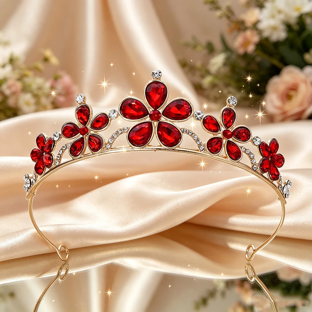 Fashion Baroque Flower Bridal Tiara Sparkling Floral Rhinestone Queen Crown Elegant Romantic Headpiece Wedding Pageant
Fashion Baroque Flower Bridal Tiara Sparkling Floral Rhinestone Queen Crown Elegant Romantic Headpiece Wedding Pageant