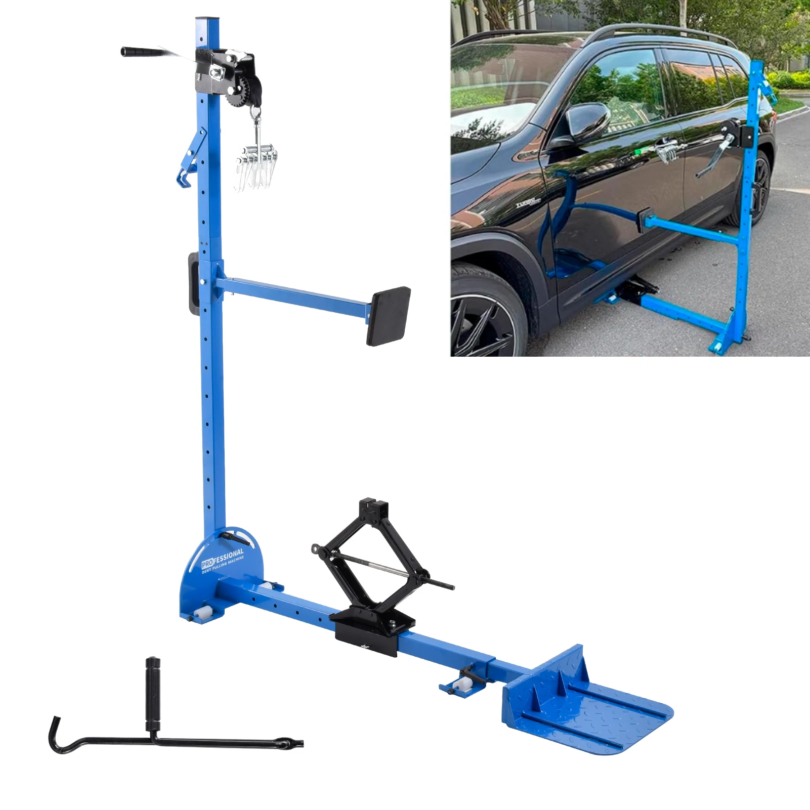 Car Dent Repair Puller Metal Automotive Dent Repair Tool Adjustable Car Frame Puller for Auto RV SUV Truck Wheelarches Wheel Eyebrow Bodywork
Car Dent Repair Puller Metal Automotive Dent Repair Tool Adjustable Car Frame Puller for Auto RV SUV Truck Wheelarches Wheel Eyebrow Bodywork