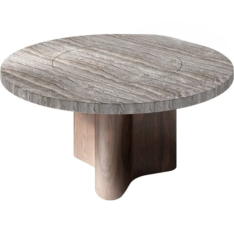 Marble1 dining table Italian light luxury household round table natural luxury stone dining table and chair combination
Marble1 dining table Italian light luxury household round table natural luxury stone dining table and chair combination