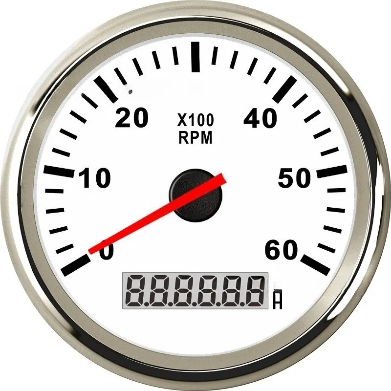 85mm Universal Tachometer Gauge 0-6000RPM Adjustable Speed Ratio 1-300 for Car Boat Marine Diesel Engine 12V 24V
85mm Universal Tachometer Gauge 0-6000RPM Adjustable Speed Ratio 1-300 for Car Boat Marine Diesel Engine 12V 24V