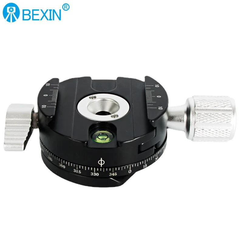 DSLR Camera Panoramic Gimbal 360 Rotation Quick Release Plate Base Tripod Conversion Clamp Accessories