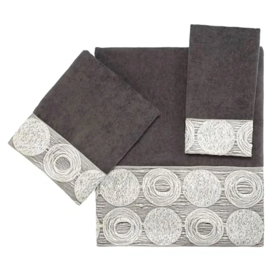 3pc Towel Set for Bathroom Use, 100 Cotton Towels in Granite Color, Ultra-Soft Highly Absorbent
3pc Towel Set for Bathroom Use, 100 Cotton Towels in Granite Color, Ultra-Soft Highly Absorbent