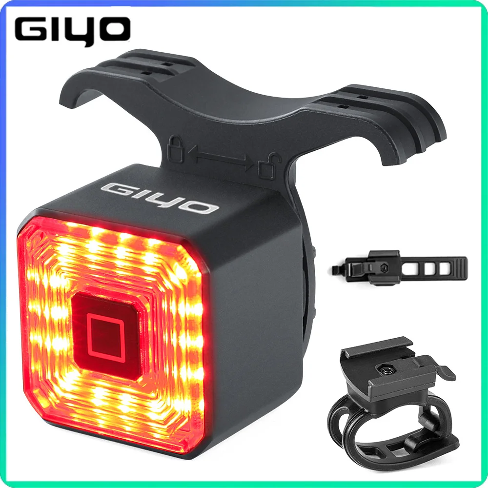 GIYO велосипедный умный стоп-сигнал, USB-зарядка, вспышка, задняя сигнальная лампа для MTB, горный велосипед, аксессуары для дорожного велосипеда
GIYO велосипедный умный стоп-сигнал, USB-зарядка, вспышка, задняя сигнальная лампа для MTB, горный велосипед, аксессуары для дорожного велосипеда