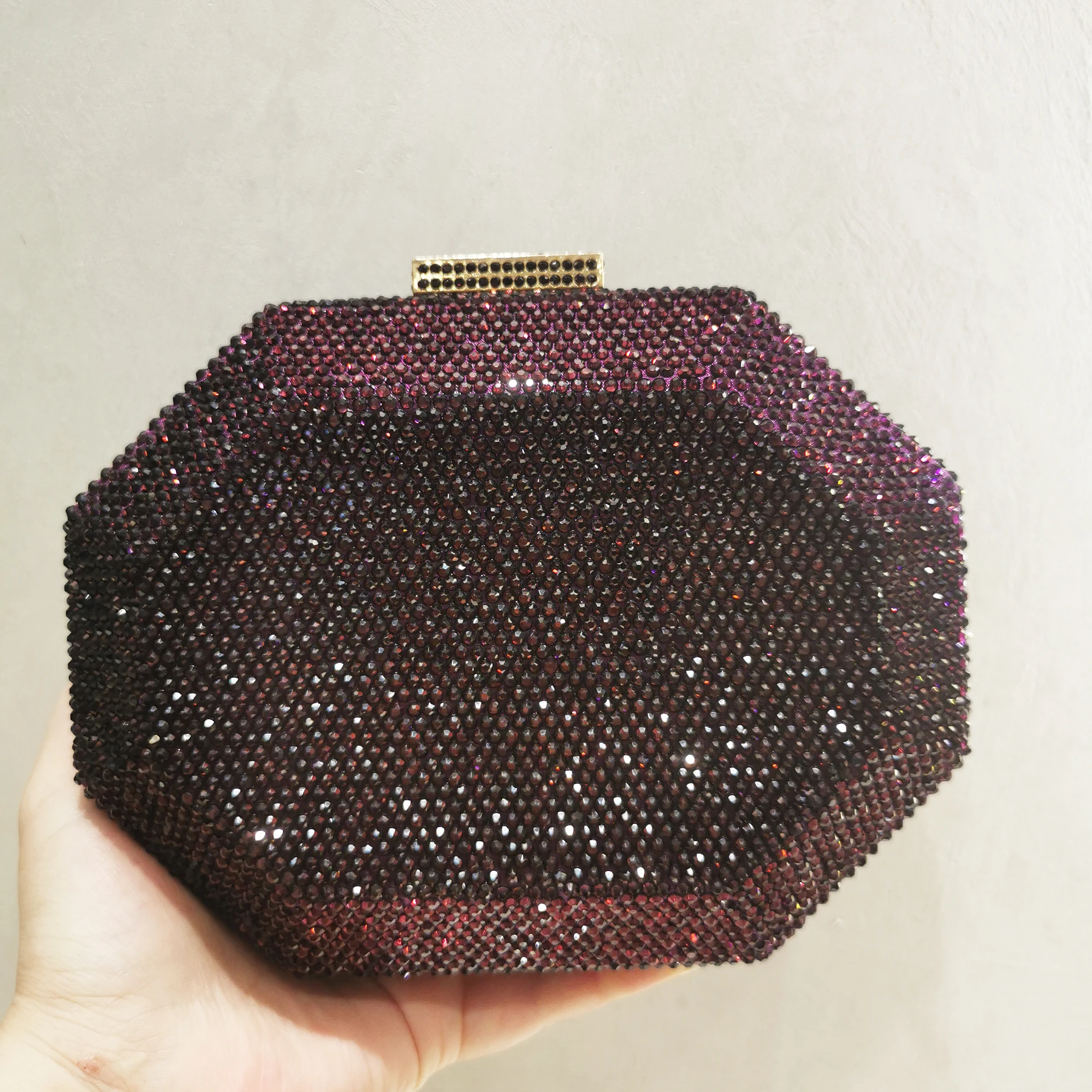 10 Colors Luxury Women Purple Crystal Clutches Evening Bags Wedding Bride Rhinestone Clutch Bag Party Dinner Diamond Handbags
10 Colors Luxury Women Purple Crystal Clutches Evening Bags Wedding Bride Rhinestone Clutch Bag Party Dinner Diamond Handbags