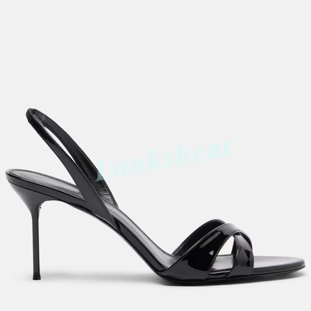 Nude Beige Patent Leather Slingback Heeled Sandals for Women Crisscross Front Straps Thin Stiletto Heel Daily‑Chic Outfits 2026
Nude Beige Patent Leather Slingback Heeled Sandals for Women Crisscross Front Straps Thin Stiletto Heel Daily‑Chic Outfits 2026