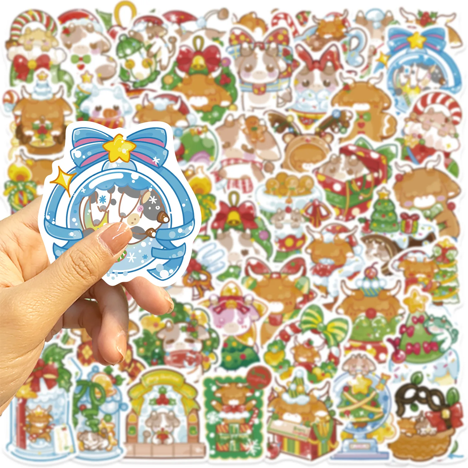 50PCS Christmas Cartoon Calf Graffiti Sticker Decoration DIY Notebook Water Cup Suitcase Waterproof Kids Toys Gifts Stickers
50PCS Christmas Cartoon Calf Graffiti Sticker Decoration DIY Notebook Water Cup Suitcase Waterproof Kids Toys Gifts Stickers