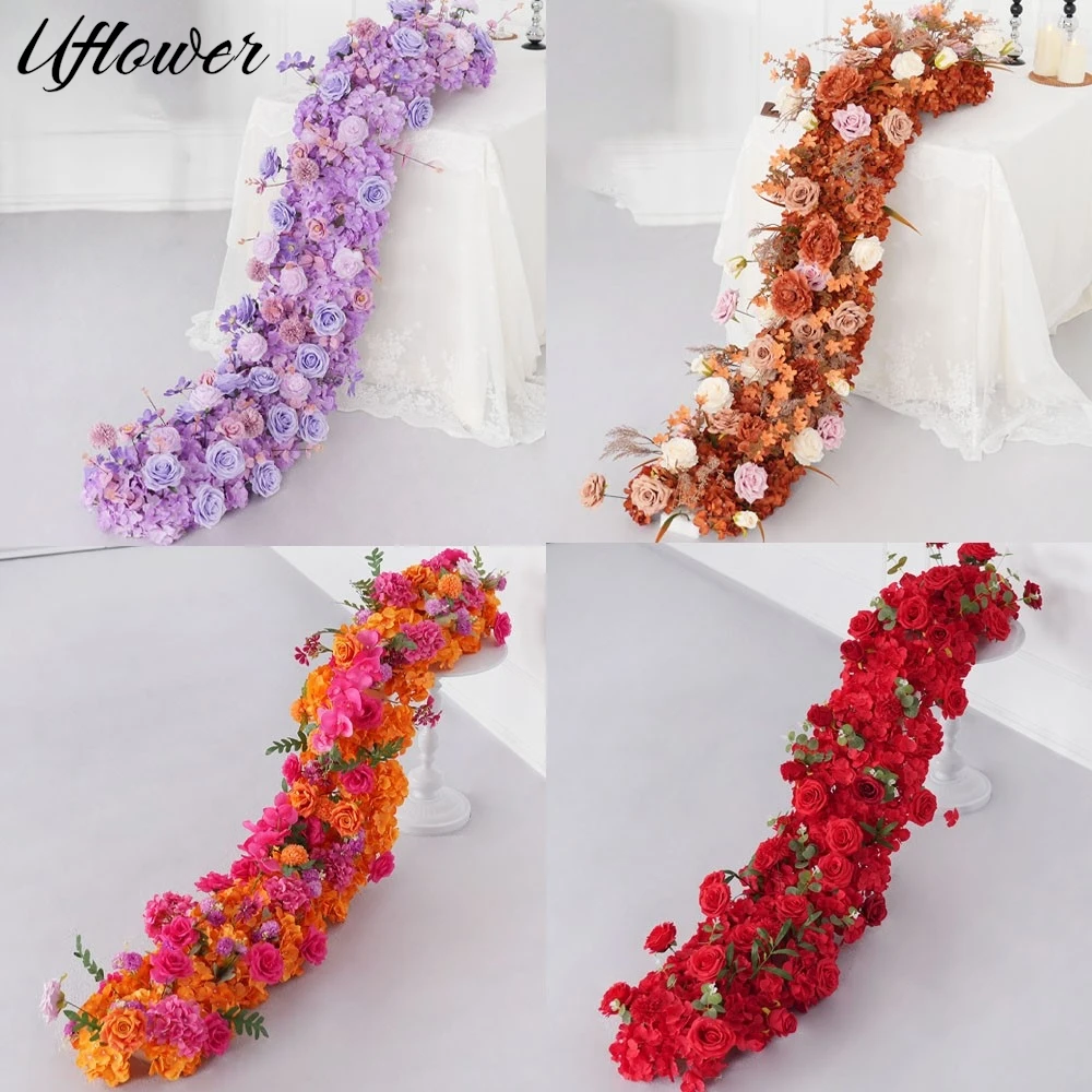 Uflower 3D Luxury Purple Rose Hydrangea Flower Row Wedding Backdrop Arch Decor Floor Flower Table Centerpiece Decor Event Props
Uflower 3D Luxury Purple Rose Hydrangea Flower Row Wedding Backdrop Arch Decor Floor Flower Table Centerpiece Decor Event Props