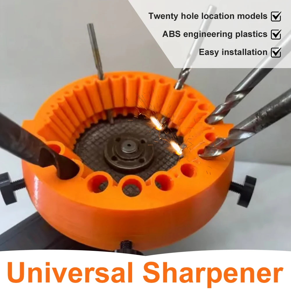 Drill Bit Sharpener for 2-13mm Bits ABS Polishing Grinding Tool 20 Holes Angle Grinder Parts Portable Drill Power Abrasive Tool
Drill Bit Sharpener for 2-13mm Bits ABS Polishing Grinding Tool 20 Holes Angle Grinder Parts Portable Drill Power Abrasive Tool