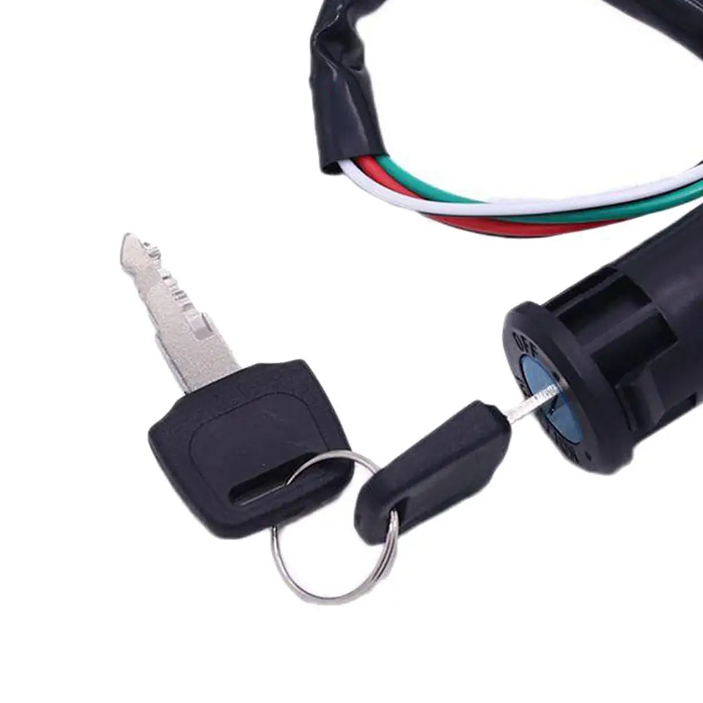 Universal Key Switch Assembly 4 Wire Starter Kit Sturdy Metal Plastic Parts for 200cc 250cc ATV Mini Quad Electric Bike
Universal Key Switch Assembly 4 Wire Starter Kit Sturdy Metal Plastic Parts for 200cc 250cc ATV Mini Quad Electric Bike