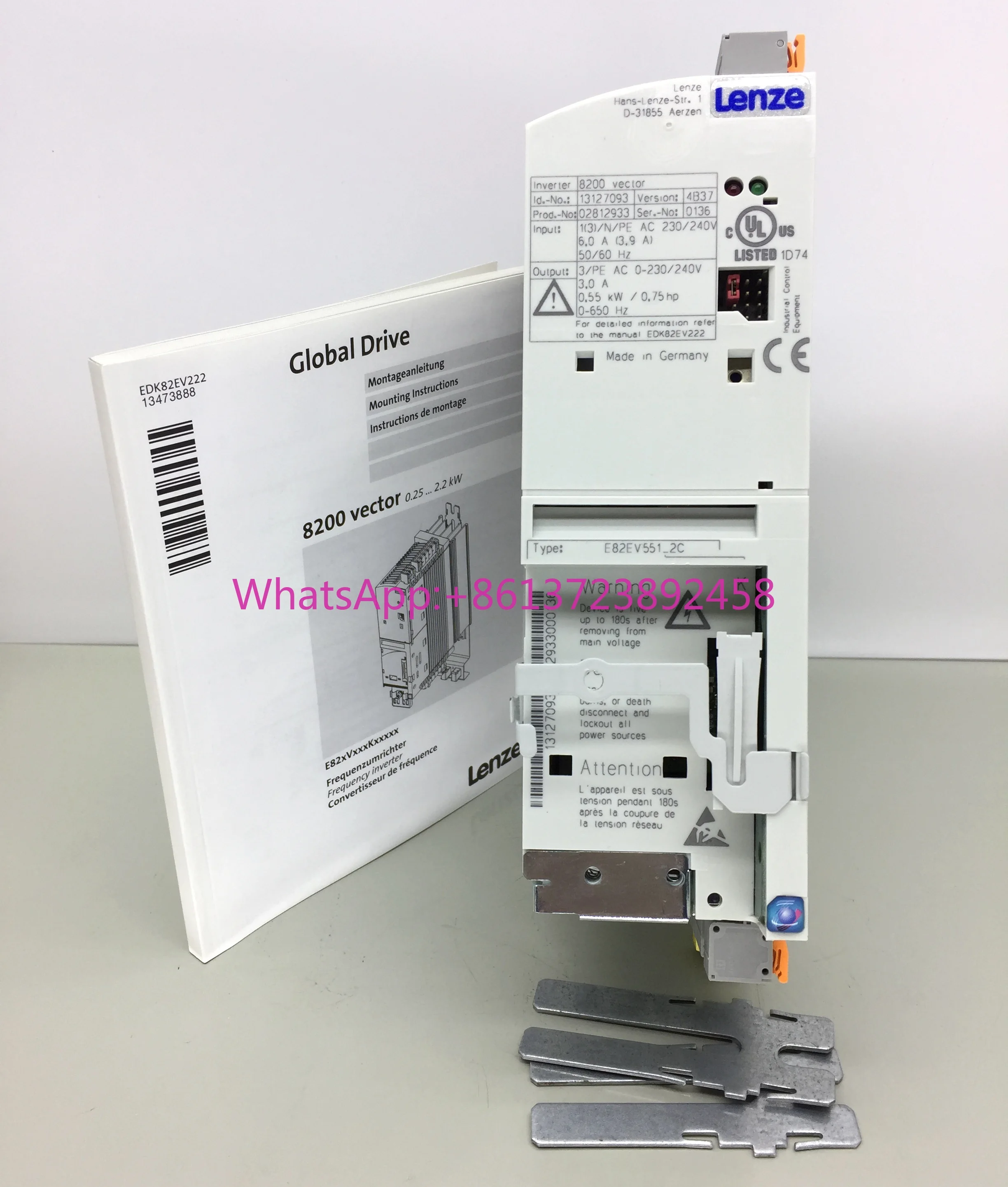 Original Lenze Frequency changer 550W 220V/380V E82EV551K2C E82EV551K4C
Original Lenze Frequency changer 550W 220V/380V E82EV551K2C E82EV551K4C