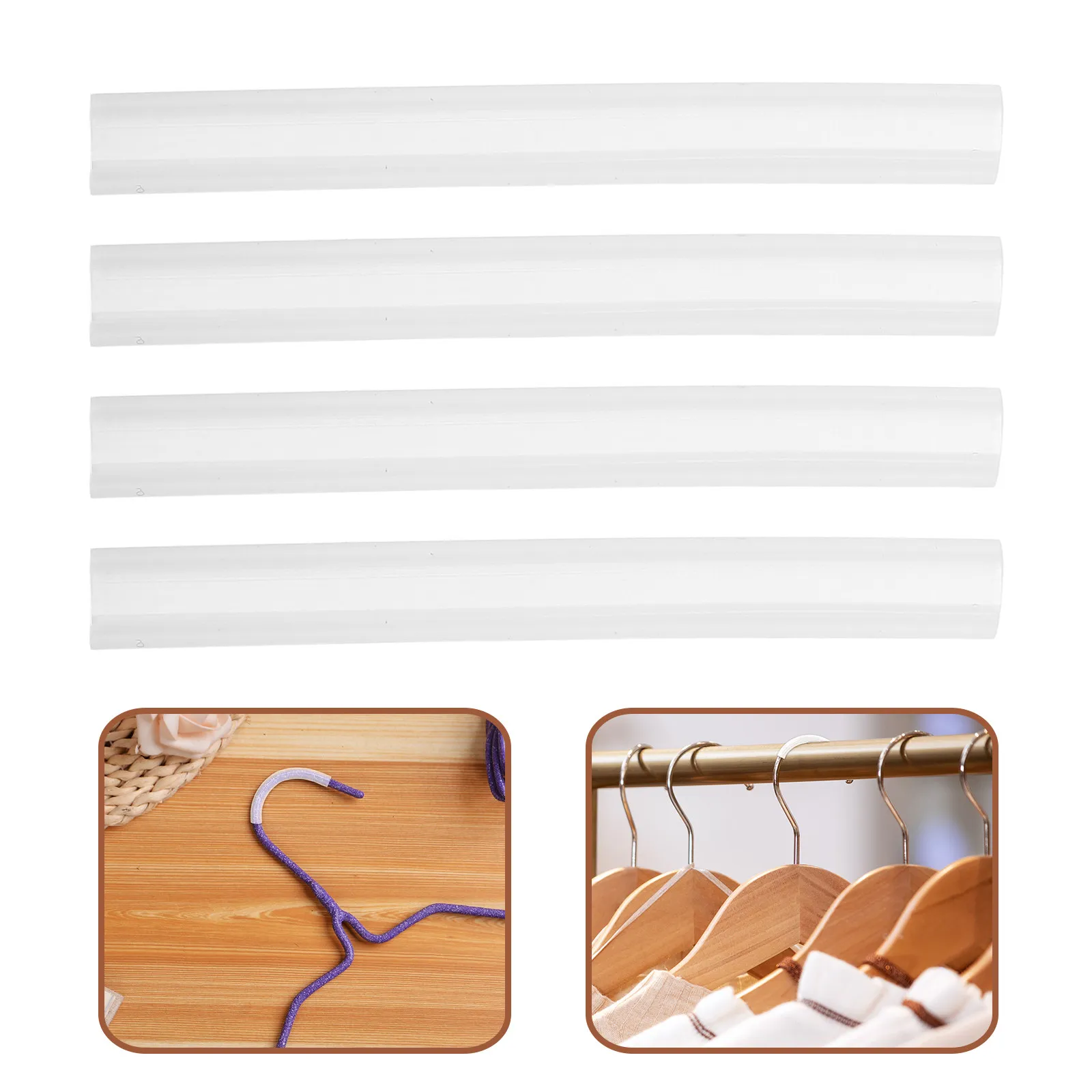 50Pcs Silicone Hanger Hook Protective Covers Clear Elastic Sleeves Nonslip Grip Tubes Clothes Hangers Wardrobe Bedroom Use
50Pcs Silicone Hanger Hook Protective Covers Clear Elastic Sleeves Nonslip Grip Tubes Clothes Hangers Wardrobe Bedroom Use