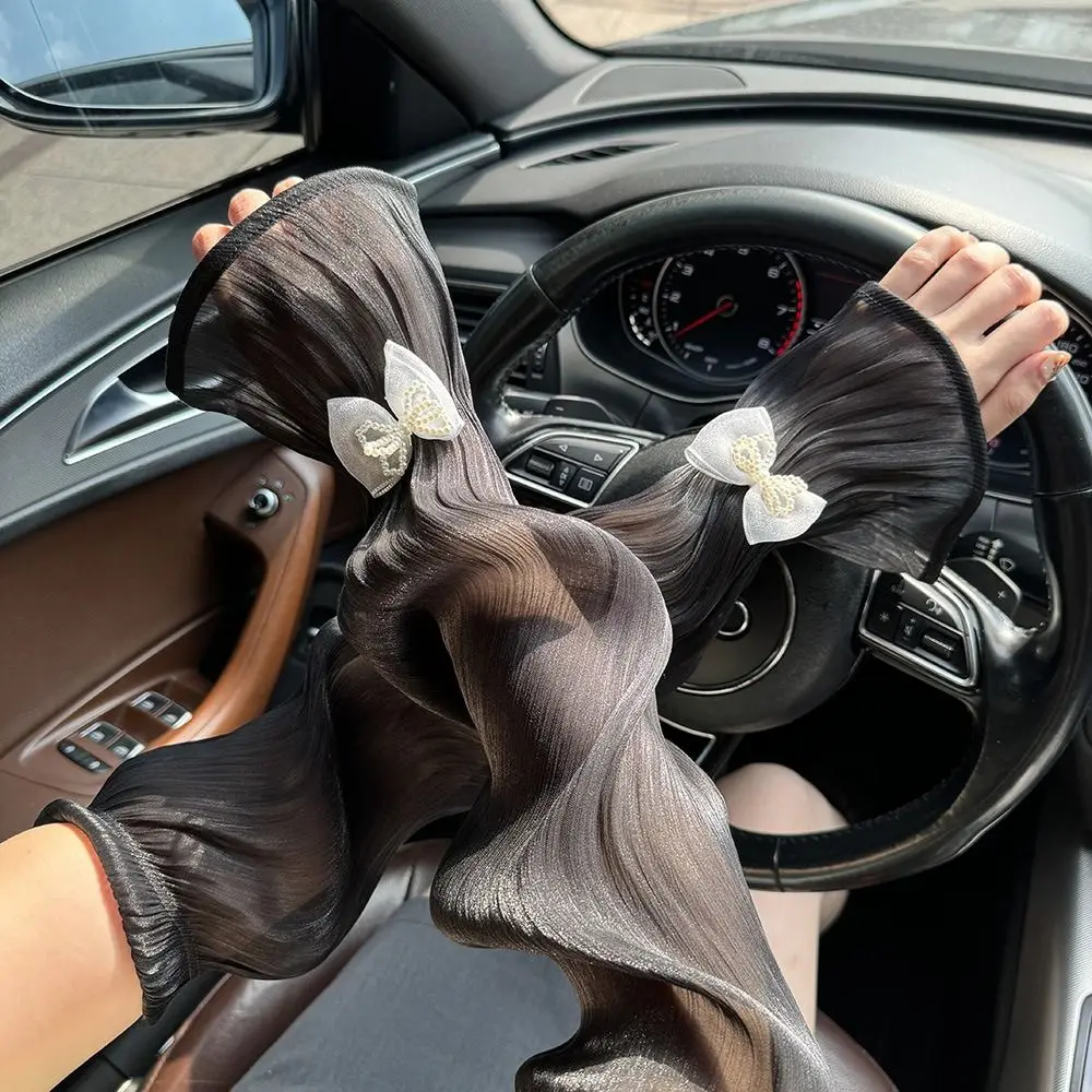 Sweet Lace Mesh Silk Lace Thin Sleeves Portable Breathable Sun Protection Sleeves Loose Bowknot Long Fingerless Gloves Summer
Sweet Lace Mesh Silk Lace Thin Sleeves Portable Breathable Sun Protection Sleeves Loose Bowknot Long Fingerless Gloves Summer
