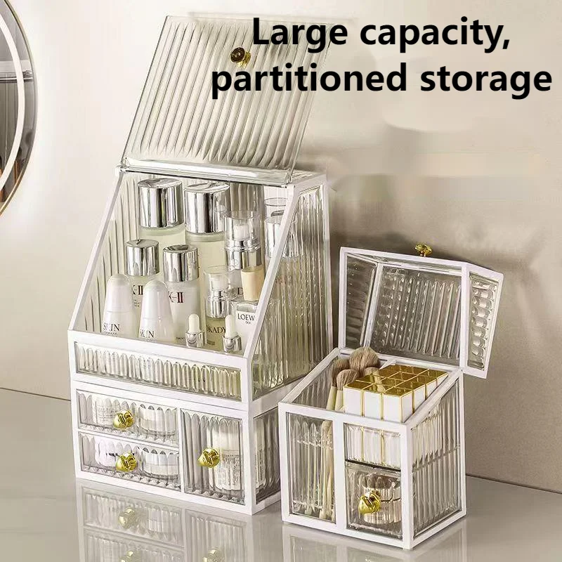 Large Capacity Cosmetic Storage Box Makeup Organizer Box Jewelry Lipstick Brush Storage Holder Skincare Earring Watch Home Rack
Large Capacity Cosmetic Storage Box Makeup Organizer Box Jewelry Lipstick Brush Storage Holder Skincare Earring Watch Home Rack
