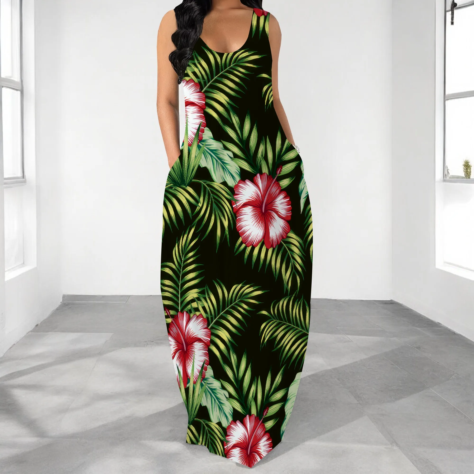 Plus Size Sleeveless Maxi Dress Women Summer Casual Beach Long Dress Vacation Outfit
Plus Size Sleeveless Maxi Dress Women Summer Casual Beach Long Dress Vacation Outfit