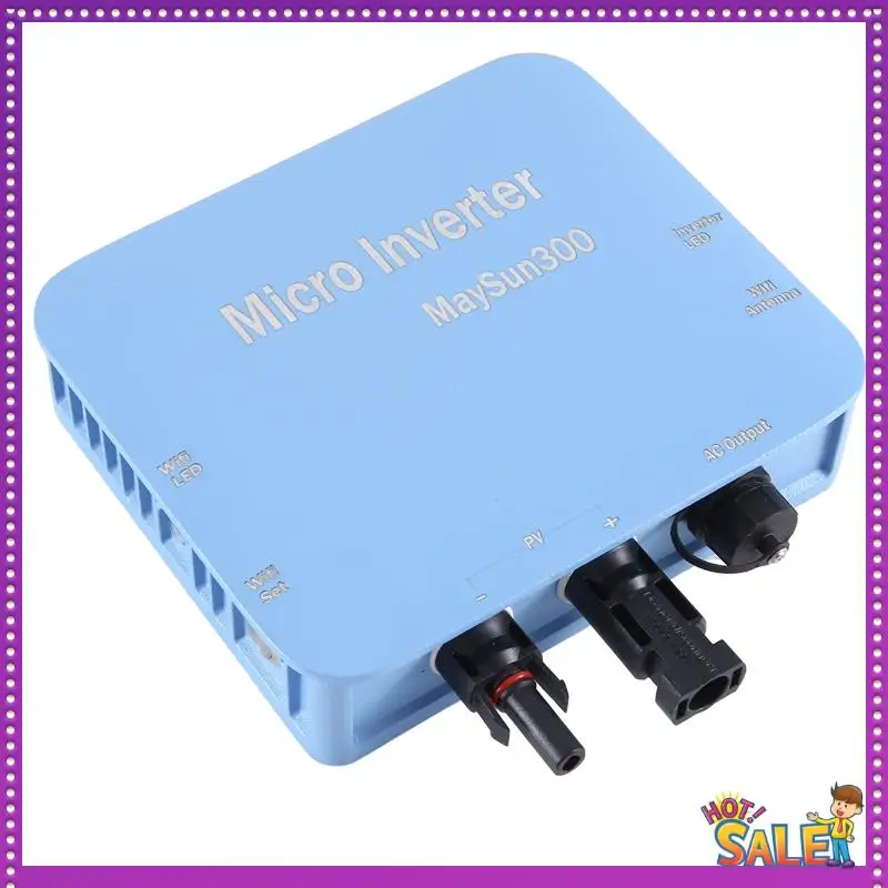 AA87 300W Micro-Type Solar Panel Smart Inverter Pure Sine Wave Home Inverter 36V MPPT On Grid Tie Inverter - EU Plug Easy Instal
AA87 300W Micro-Type Solar Panel Smart Inverter Pure Sine Wave Home Inverter 36V MPPT On Grid Tie Inverter - EU Plug Easy Instal