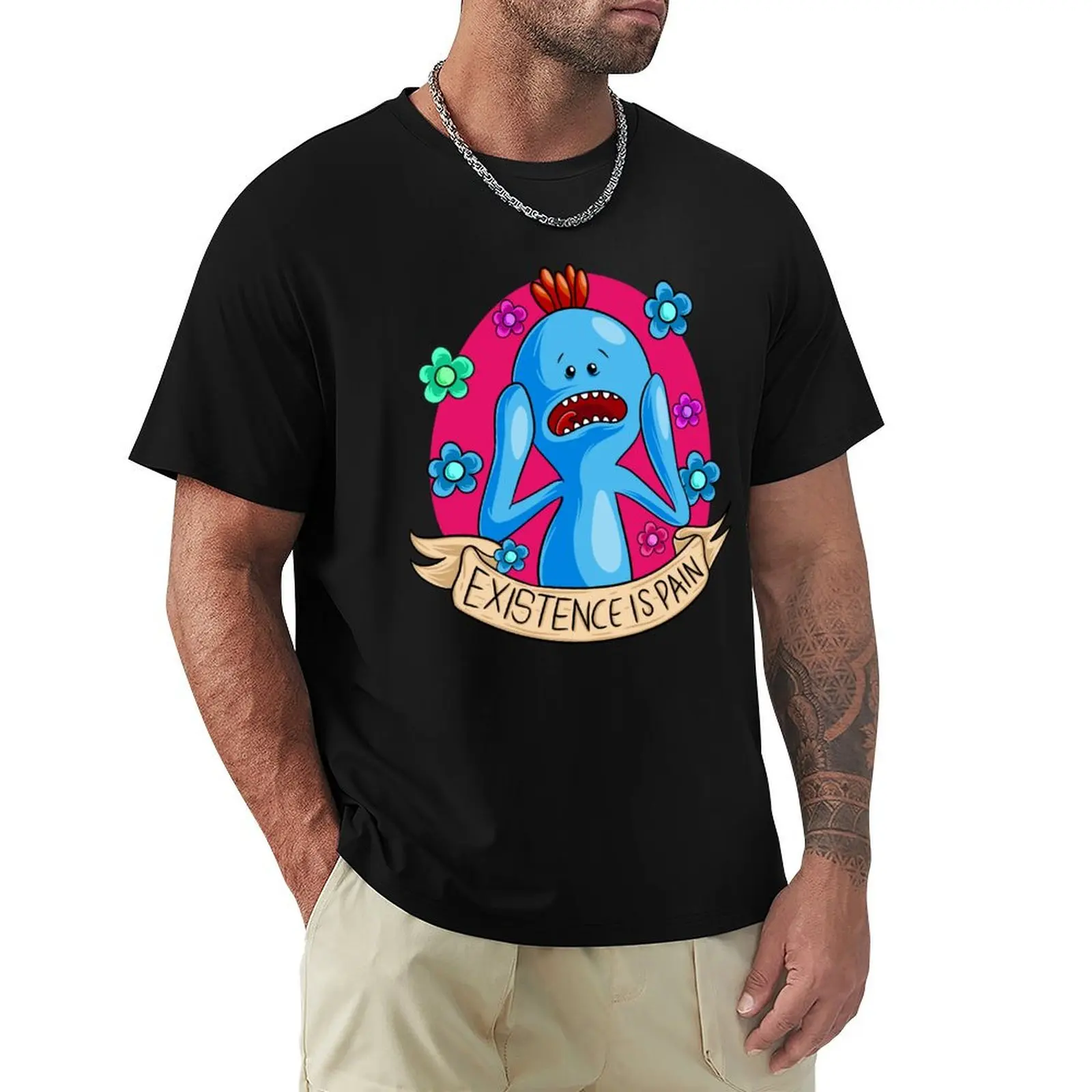 Existence is Pain mr meeseeks T-Shirt Basic Solid Color Short Sleeve Cotton Top
Existence is Pain mr meeseeks T-Shirt Basic Solid Color Short Sleeve Cotton Top