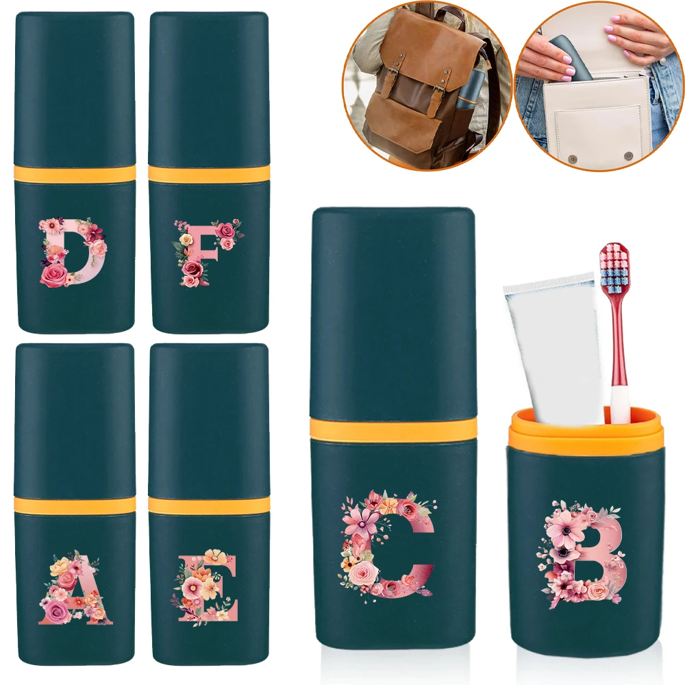 Travel Toothbrush Box Organizer Portable Toiletries Dustproof Wash Case Pink Rose Initial Name 26 Letters Pattern
Travel Toothbrush Box Organizer Portable Toiletries Dustproof Wash Case Pink Rose Initial Name 26 Letters Pattern