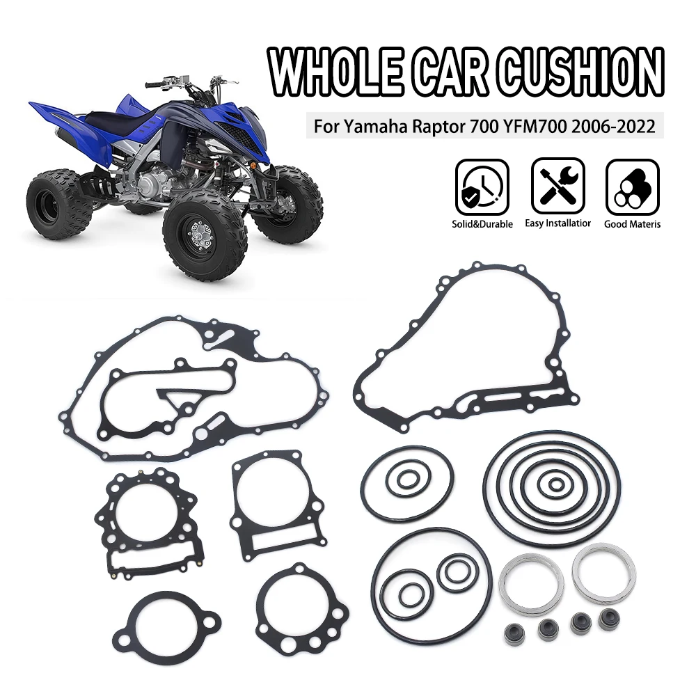 Для Yamaha Raptor 700 2006-2022 прокладки головки двигателя блок двигателя комплекты прокладок цилиндра
Для Yamaha Raptor 700 2006-2022 прокладки головки двигателя блок двигателя комплекты прокладок цилиндра