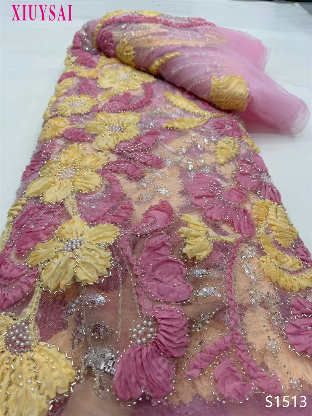 2024 Luxury High Quality Dubai Sequence Mesh Material Royal Bridal Beaded Lace Fabric For Wedding Dresses
2024 Luxury High Quality Dubai Sequence Mesh Material Royal Bridal Beaded Lace Fabric For Wedding Dresses