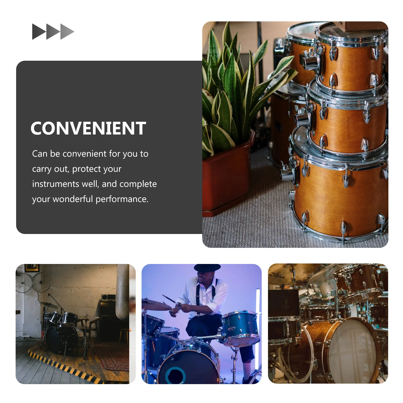 Dumb Drum Storage Bag Oxford Fabric Durable Lightweight Protective Carrying Bag for Musical Instrument Storage
Dumb Drum Storage Bag Oxford Fabric Durable Lightweight Protective Carrying Bag for Musical Instrument Storage