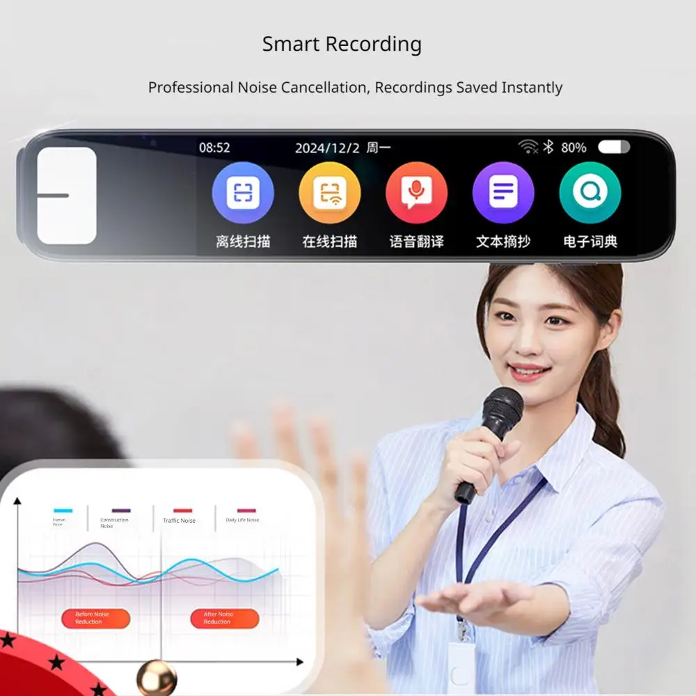 AI Smart Scan Translator Pen 150 Languages Portable Voice Text Reading Pen for Dyslexia Travel Business Learn Instant AI Answers
AI Smart Scan Translator Pen 150 Languages Portable Voice Text Reading Pen for Dyslexia Travel Business Learn Instant AI Answers