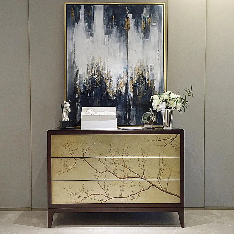 Dresser, living room, all-solid wood entrance hall cabinet, light luxury entrance cabinet, decorative cabinet.
Dresser, living room, all-solid wood entrance hall cabinet, light luxury entrance cabinet, decorative cabinet.