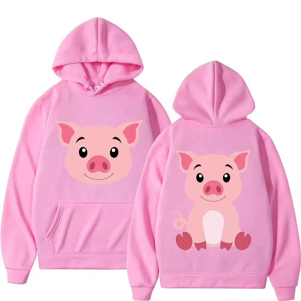 Funny Cute Pig Print Hoodies Men Women Fashion Kawaii Hooded Sweatshirts Autumn Winter High Quality Fleece Pullovers Streetwear
Funny Cute Pig Print Hoodies Men Women Fashion Kawaii Hooded Sweatshirts Autumn Winter High Quality Fleece Pullovers Streetwear