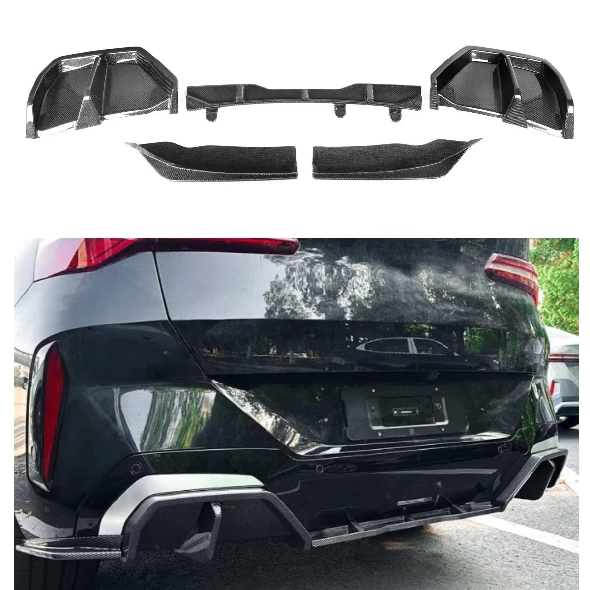 MP Style High Quality Rear Diffuser for X3 G45 2025+ Carbon Fiber Car Body Kit Rear Bumper Diffuser
MP Style High Quality Rear Diffuser for X3 G45 2025+ Carbon Fiber Car Body Kit Rear Bumper Diffuser