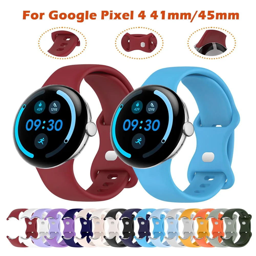 For Google Pixel 4 41mm/45mm Watchband Official Soft Silicone Breathablee Comfortable Running Band for Google Pixel 4 41mm/45mm
For Google Pixel 4 41mm/45mm Watchband Official Soft Silicone Breathablee Comfortable Running Band for Google Pixel 4 41mm/45mm