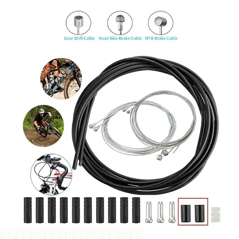 Universal Bike Shifts Cable Set with Front Rear Part Bike Gear Cable Set, Bike Gear Cable Rear Gear Cable
Universal Bike Shifts Cable Set with Front Rear Part Bike Gear Cable Set, Bike Gear Cable Rear Gear Cable