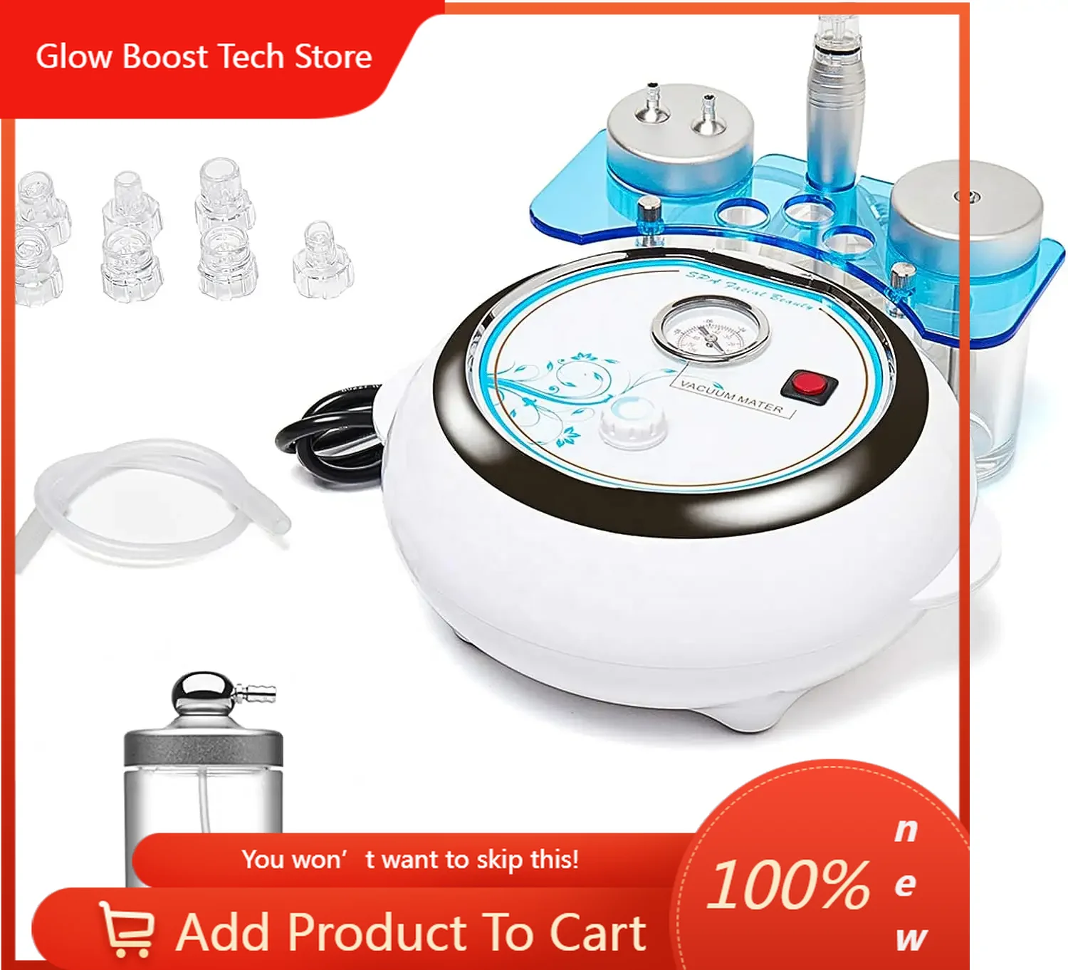 NYMultifunctional Home SPA Micro Bubble Skin Care Oxygen Jet Beauty Machine Water Vacuum Deep Clean Hydro Dermabrasion Device
NYMultifunctional Home SPA Micro Bubble Skin Care Oxygen Jet Beauty Machine Water Vacuum Deep Clean Hydro Dermabrasion Device