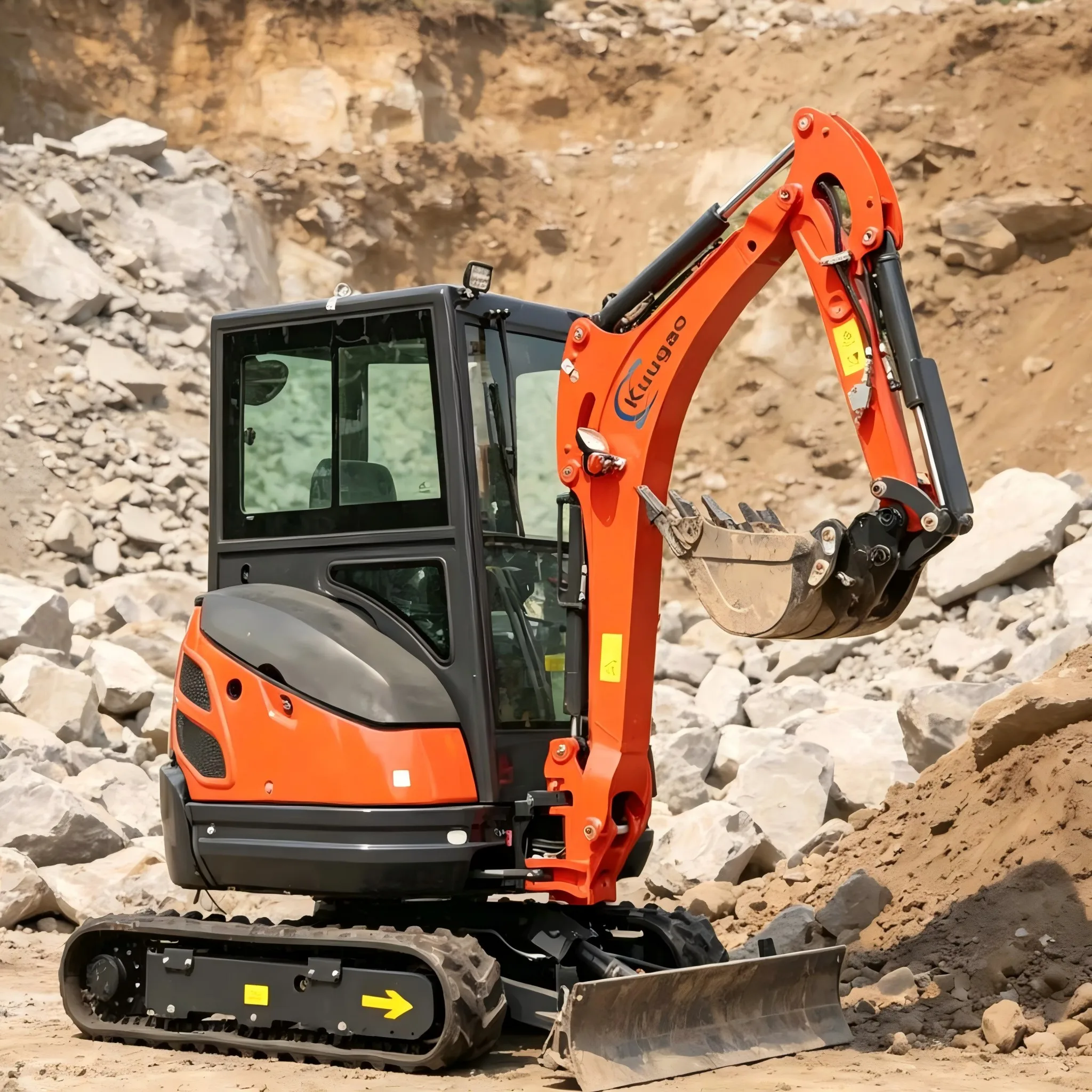 Customizable 2T 2.5 Ton Mini Excavator Yanmar Engine Crawler Excavator Affordable Factory Price Mini Digger with Free Shipping
Customizable 2T 2.5 Ton Mini Excavator Yanmar Engine Crawler Excavator Affordable Factory Price Mini Digger with Free Shipping