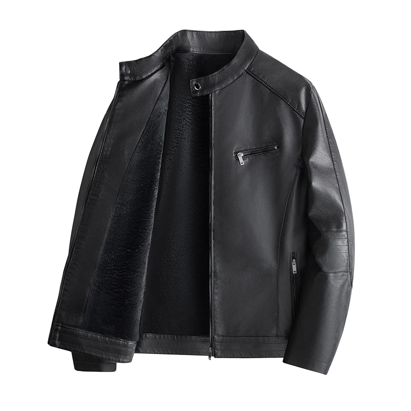 Motorcycle Autumn Travel Slim Fit Black Zipper Oversized Winter Slanted Overcoat Men's Fashionable Leather Jacket Men Coats
Motorcycle Autumn Travel Slim Fit Black Zipper Oversized Winter Slanted Overcoat Men's Fashionable Leather Jacket Men Coats