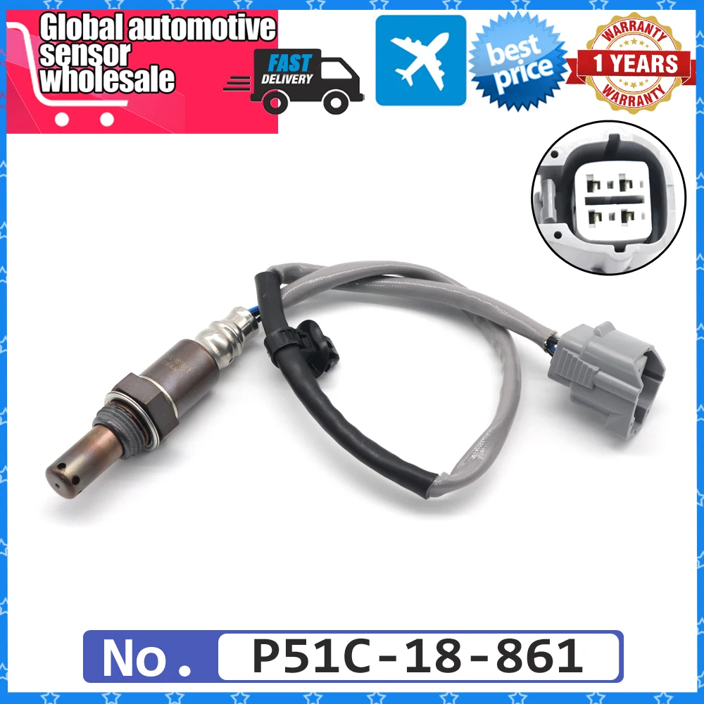 NEW Air Fuel Ratio Lambda O2 Oxygen Sensor Downstream for Mazda CX-3 MX-5 Miata 2.0L 16-18 for Toyota Yaris iA 1.5L P51C-18-861
NEW Air Fuel Ratio Lambda O2 Oxygen Sensor Downstream for Mazda CX-3 MX-5 Miata 2.0L 16-18 for Toyota Yaris iA 1.5L P51C-18-861