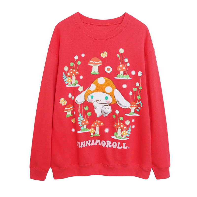 Heavy Embroidery Sweet Fashionable Cute Cartoon round Neck Fleece Lined Sweatshirt Loose Large Size BF Women's Top Trendy
Heavy Embroidery Sweet Fashionable Cute Cartoon round Neck Fleece Lined Sweatshirt Loose Large Size BF Women's Top Trendy